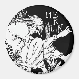 Aimant : MERLIN - par Aubrey Beardsley