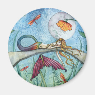 Aimant Mermaid Art au bord de l'étang