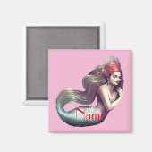 Aimant Mermaid Beauté de Redhead Thunder_Cove (Recto/Verso)