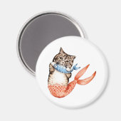 Aimant Mermaid Chat Purmaid (Recto/Verso)