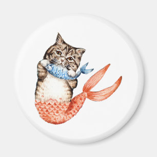 Aimant Mermaid Chat Purmaid