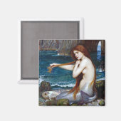 Aimant Mermaid, John William Waterhouse (Recto/Verso)
