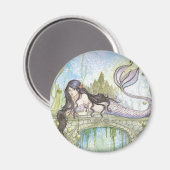 AIMANT MERMAID NOIR (Recto/Verso)