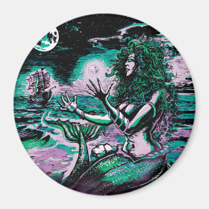 Aimant Mermaid Siren Atlantis Pearl