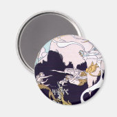 Aimant Mermaides Art Déco (Recto/Verso)