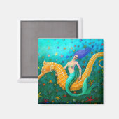 Aimant Mermaid's Ride - Seahorse (Recto/Verso)