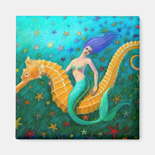 Aimant Mermaid's Ride - Seahorse (Devant)