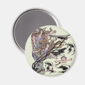 Aimant Mermaids Vintage Victorian Illustration (Recto/Verso)