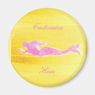 Aimant mernage rose sous-marine