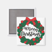 Aimant Merry christmas (Recto/Verso)