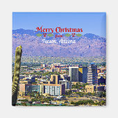 Aimant Merry Christmas from Tucson, Arizona, (Devant)