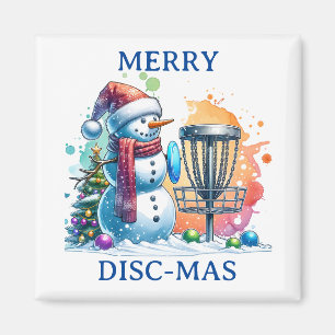 Aimant Merry Disk-mas   Jour de golf sur disque