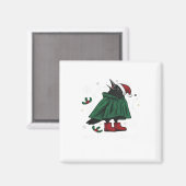 Aimant Merry F-Caw-F Classic Funny Graphic (Recto/Verso)