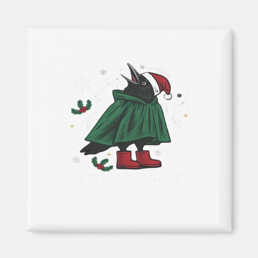 Aimant Merry F-Caw-F Classic Funny Graphic (Devant)