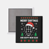 Aimant Merry Shiftmas And Happy New Manual Driver Christm (Recto/Verso)
