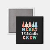 Aimant Merry TK et Kinder Crew Enseignant de la maternell (Recto/Verso)