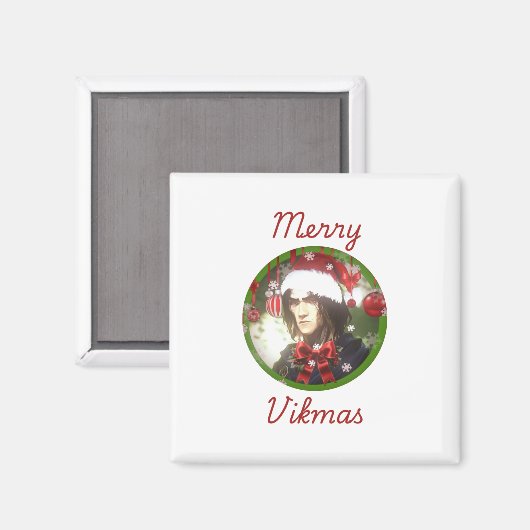 Aimant Merry Vikmas (Recto/Verso)
