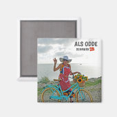 Aimant Merveilleux Als Odde, Danemark Magnet! (Recto/Verso)