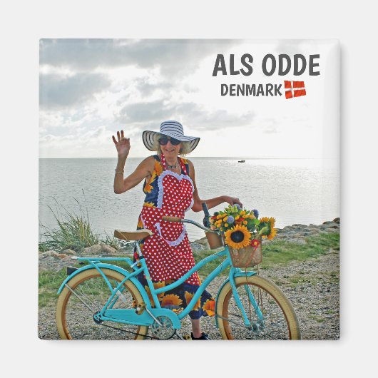 Aimant Merveilleux Als Odde, Danemark Magnet! (Devant)