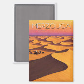 Aimant Merzouga Maroc Désert (Recto/Verso)