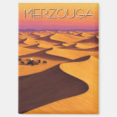 Aimant Merzouga Maroc Désert (Recto)