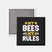 Aimant Mes abeilles mes règles (Recto/Verso)
