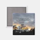 Aimant Mes citations Sunset Sky/ Tagore (Recto/Verso)