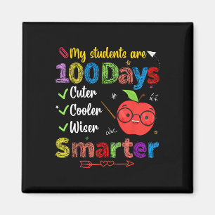 Aimant Mes élèves sont 100 jours plus intelligents plus m