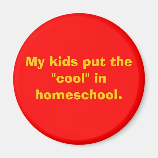 Aimant Mes enfants ont mis le "cool" à l'école maternelle (Devant)