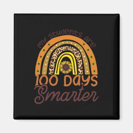Aimant Mes Étudiants Sont 100 Jours Smarter Happy Enseign (Devant)