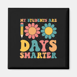 Aimant Mes Étudiants Sont 100 Jours Smarter Retro Teac Su