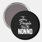 Aimant Mes Gens Préférés M'Appelent Non (Recto/Verso)