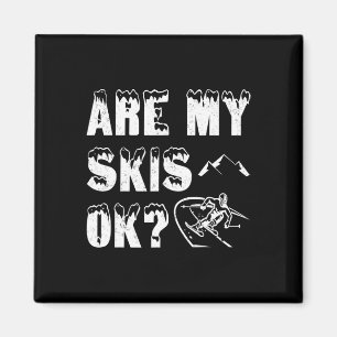 Aimant Mes Skis Ok Drôle Cadeaux De Ski