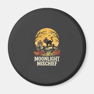 Aimant Mésaventures au Clair de Lune d'Halloween