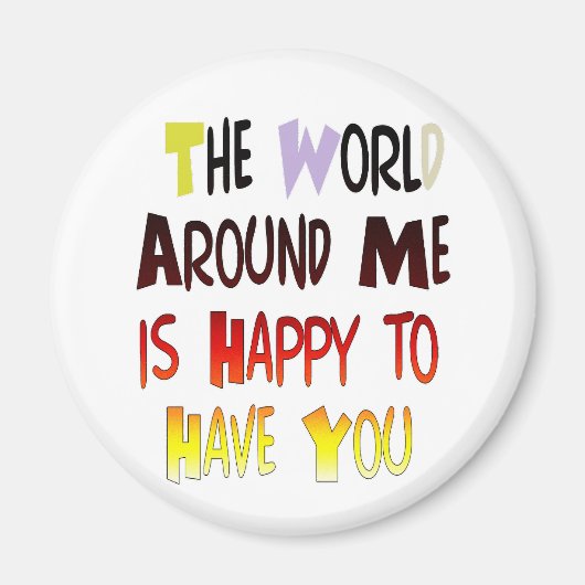 Aimant Message d'accueil puissant : un devis motivant (Devant)