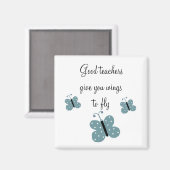 Aimant Message de bons enseignants (Recto/Verso)