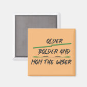 Aimant Message de plaisanterie sur les graphiques et les  (Recto/Verso)