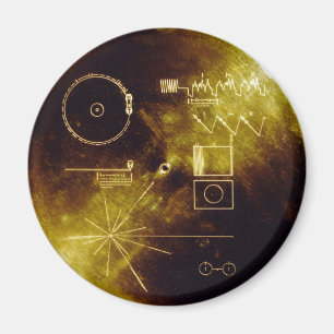 Aimant Message de Voyager