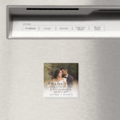 Aimant Message mariage de Merci photo (In Situ (Lave-vaisselle))