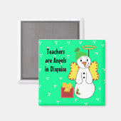 Aimant Message positive pour l'enseignant (Recto/Verso)
