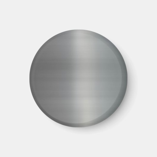 Aimant Métal brossé brut texturé (Devant)