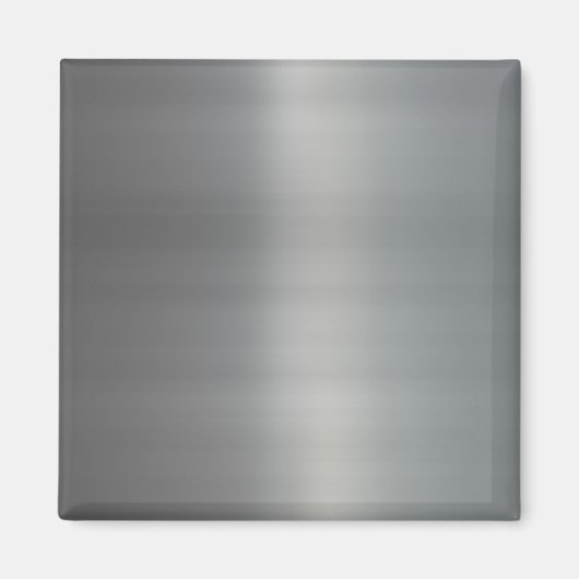 Aimant Métal brossé brut texturé (Devant)