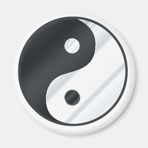 Aimant Métal de Yin Yang