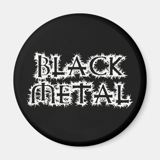 Aimant Métal noir (Devant)