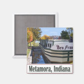 Aimant Metamora Indiana (Recto/Verso)