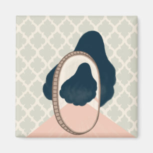 Aimant métaphore_15_une fille dans le miroir