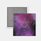 Aimant Métatron, chakra, zen, géométrie sacrée, angel, (Recto/Verso)