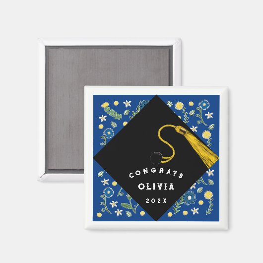 Aimant Mete Graduation Keepsaké cadeau (Recto/Verso)