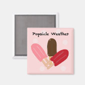 Aimant Météo à Popsicle (Recto/Verso)