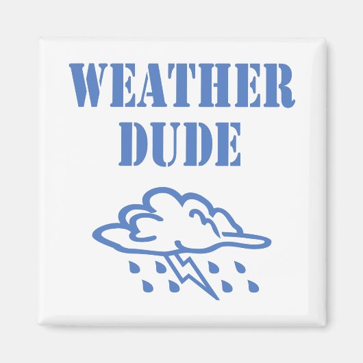 Aimant Météo Dude l'aimant (Devant)